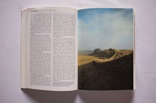 An excerpt from Wild Britain accompanied by a photograph of Hadrian’s Wall.