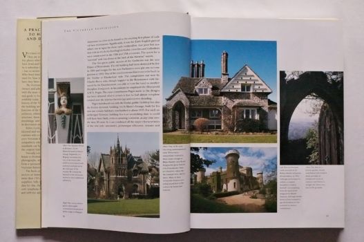 On pages 22-23 of The Victorian House Book by Robin Guild, a range of architectural styles from Egyptian to neo-Norman are laid out in five colour photographs.